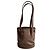 Louis Vuitton Borsa bucket mini in satin e pelle taupe