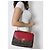 Louis Vuitton Saint Placide Borsa a tracolla in pelle con patta Monogram Rosso - vista 3