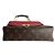 Louis Vuitton Saint Placide Borsa a tracolla in pelle con patta Monogram Rosso - vista 7