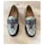 Mocassini Gucci monogramma supremo Marrone Beige - vista 2