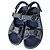 Sandali slingback intrecciati in denim Chanel blu