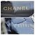 Sandali slingback intrecciati in denim Chanel blu - vista 6
