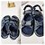 Sandali slingback intrecciati in denim Chanel blu - vista 7