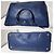 PRADA Saffiano Lux Grande Galleria Double Zip Tote Blu - vista 10