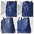 PRADA Saffiano Lux Grande Galleria Double Zip Tote Blu - vista 8