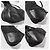 PRADA Borsa a spalla in nylon/ pelle nera Nero - vista 10