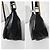 PRADA Borsa a spalla in nylon/ pelle nera Nero - vista 8
