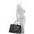 PRADA Saffiano Lux Grande Galleria Double Zip Tote Nero - vista 3