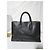 PRADA Saffiano Lux Grande Galleria Double Zip Tote Nero - vista 4