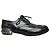 Scarpe stringate Dolce & Gabbana in vernice nera 37.5 IT Nero