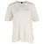 Camiseta de cuello redondo Joseph en lana marfil Blanco Crudo