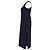 Abito midi con spacco laterale e tasche in lana blu navy Max Mara - vista 2