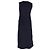 Abito midi con spacco laterale e tasche in lana blu navy Max Mara - vista 3