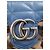 Borsa a Spalla Gucci Super Mini Aria Marmont Matelassé Blu Blu chiaro - vista 16