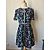 Vestido corto de seda estampado, The Kooples - vista 3
