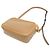 Bolsa de ombro de couro feminina Fendi Pochette Cam 8BS019 Bege Amarelo - vista 2