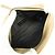 Bolsa de ombro de couro feminina Fendi Pochette Cam 8BS019 Bege Amarelo - vista 3