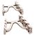 Hermès BOTTONI DA POLSO HERMES GOURMETTE ARGENTO MASSICCIO 925 ECRIN VINTAGE - vista 3