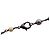 COLLANA CHANEL SAUTOIR DI PERLE LOGO CC 160CM NERE BIANCHE Argento - vista 3