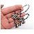 COLLANA CHANEL SAUTOIR DI PERLE LOGO CC 160CM NERE BIANCHE Argento - vista 5