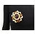 VINTAGE BROCHE CHANEL GRIPOIX 1994 SERTIE DE PATE DE VERRE & PERLES PEARL BROOCH Doré - vue 11