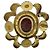 VINTAGE BROCHE CHANEL GRIPOIX 1994 SERTIE DE PATE DE VERRE & PERLES PEARL BROOCH Doré - vue 2
