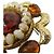 VINTAGE BROCHE CHANEL GRIPOIX 1994 SERTIE DE PATE DE VERRE & PERLES PEARL BROOCH Doré - vue 9