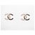 ORECCHINI CHANEL LOGO CC BICOLOR IN METALLO NERO E ORO D'oro - vista 4