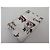 BUFANDA DE SEDA TWILL CHANEL CAMELIA LOGO CC CAMBON 90 Blanco - vista 9