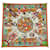 Hermès FULAR HERMES KACHINAS KERMIT OLIVER 90 SETA MULTICOLOR Multicolore