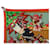 Hermès FULAR HERMES KACHINAS KERMIT OLIVER 90 SETA MULTICOLOR Multicolore - vista 2
