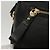 Borsa a tracolla Salvatore Ferragamo Gancini in pelle marrone e oro autentica 124617 - vista 17