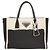 PRADA Borsa a mano in pelle nera e bianca Auth 122125 Nero Bianco - vista 13