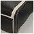 PRADA Borsa a mano in pelle nera e bianca Auth 122125 Nero Bianco - vista 16