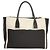 PRADA Borsa a mano in pelle nera e bianca Auth 122125 Nero Bianco - vista 2