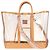 LOUIS VUITTON Borsa Tote Isaac Mizrahi Vinile Pelle Trasparente M99027 Auth 124651SAV - vista 2
