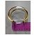 Bracciale manchette Burberry trasparente con dettagli dorati D'oro - vista 6