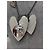 Collar Burberry de Cadena con Reloj de Corazón Plata - vista 4
