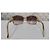 Dior Sonnenbrille Oversized Quadratisch Beige - Ansicht 10