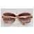 Dior Sonnenbrille Oversized Quadratisch Beige - Ansicht 11