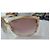 Dior Sonnenbrille Oversized Quadratisch Beige - Ansicht 7