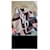 Foulard en soie Yves Saint Laurent Gris  - vue 2