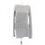 T By Alexander Wang Pull gris chiné