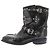 Golden Goose Stivali neri con borchie Nero - vista 3