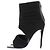 Gianvito Rossi Botines de tacón de tul Negro - vista 3