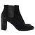 Saint Laurent Botines de tacón de ante Negro - vista 2