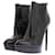 Saint Laurent Bottines à talons en cuir Black Leather  ref.2237428