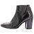 Saint Laurent Botines de tacón de cuero Negro - vista 3