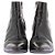 Saint Laurent Botines de tacón de cuero Negro - vista 4