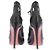 Décolleté Alaïa in pelle goffrata nera con lacci 40 Nero - vista 5